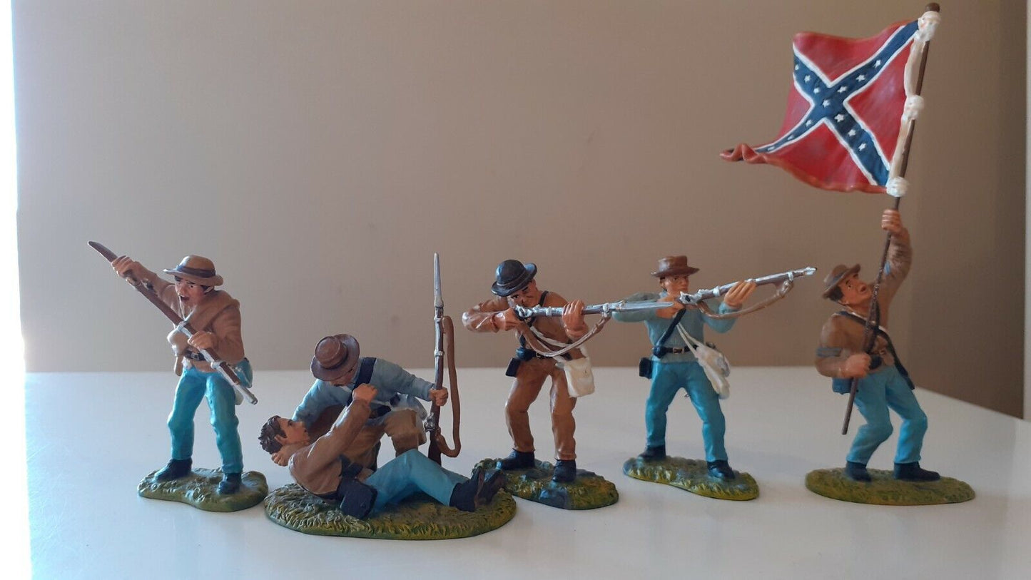 Britains acw confederates 17301 clubs trumps 14th Virginia Gettysburg mib