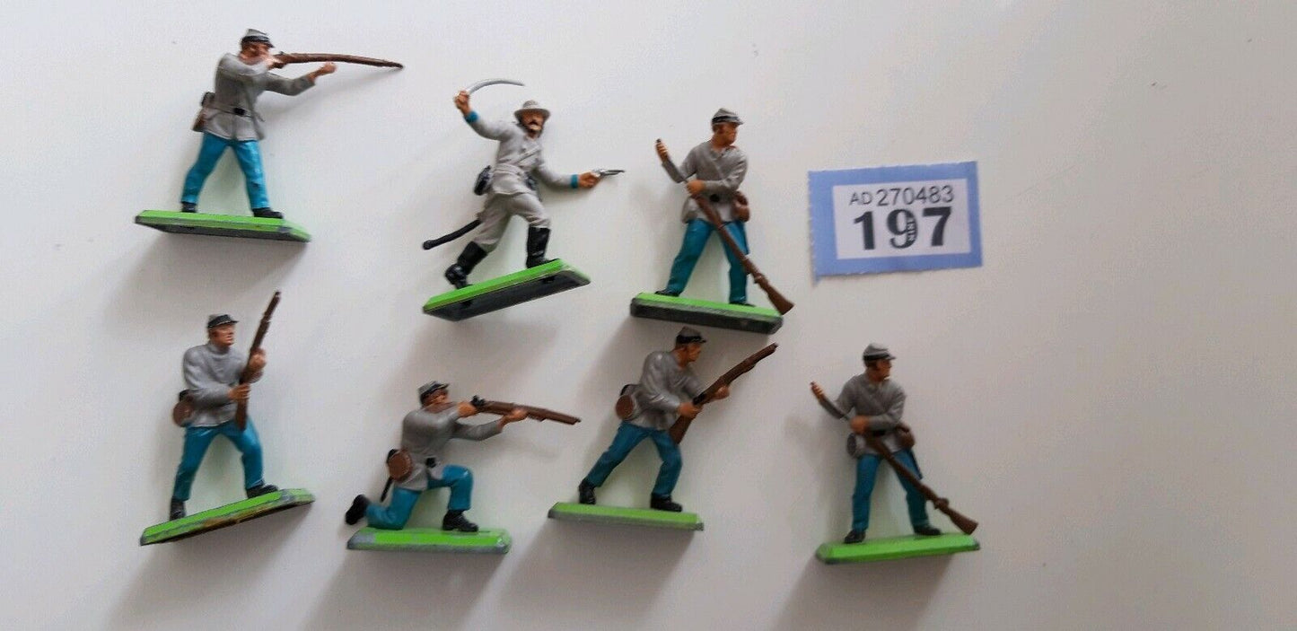 Britains deetail acw confederates   1970s  1:32