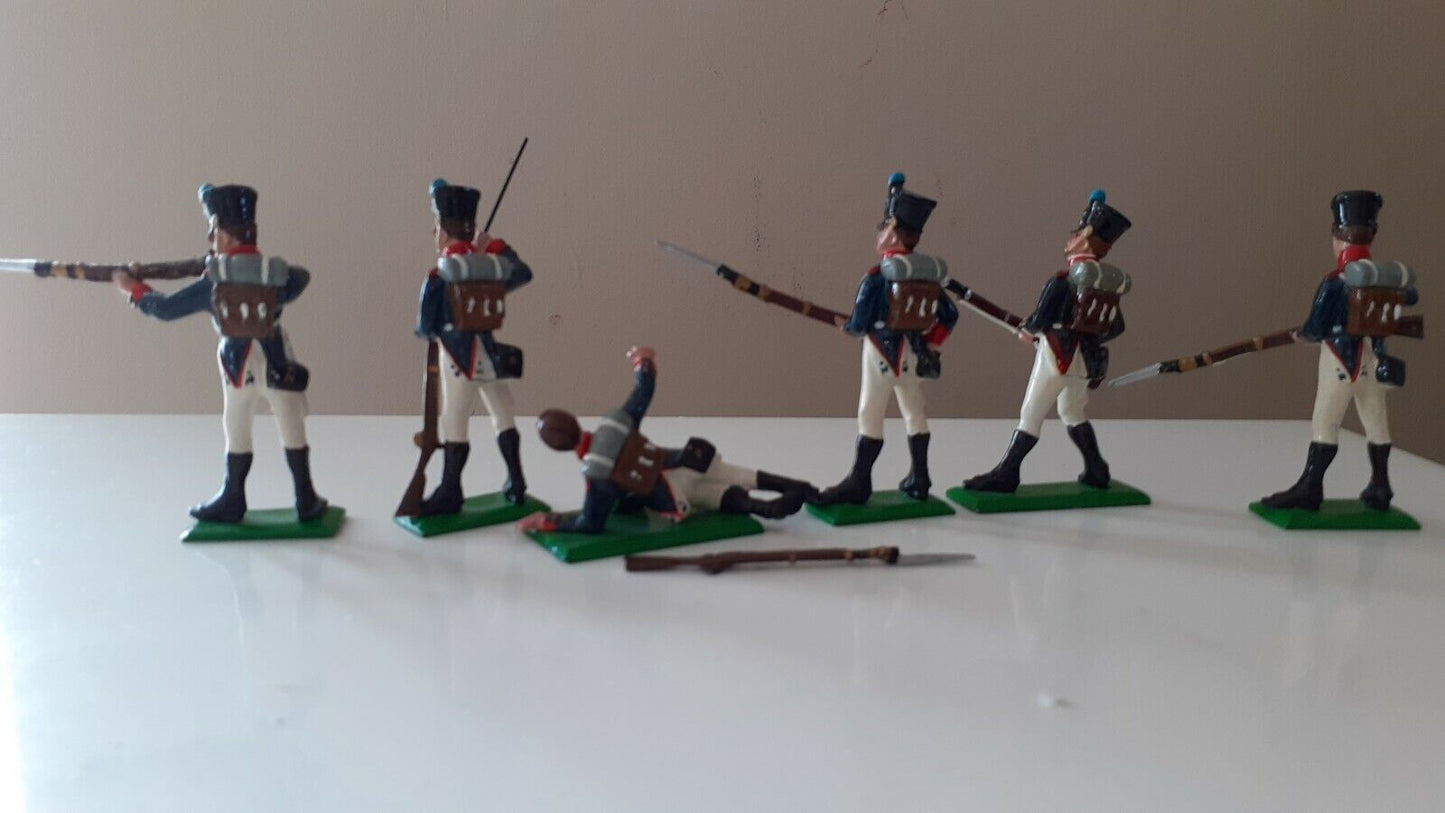 Mulberry Miniatures trophy 1990s  Napoleonic Waterloo French fusiliers fn58.