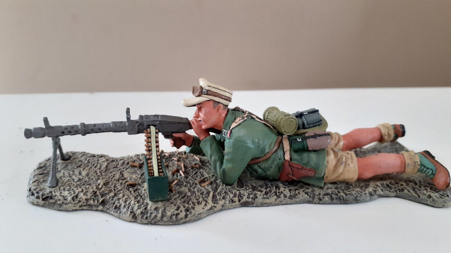 king and country ak55 ak055 ww2 german afrika korps mg42 1:30 metal boxed 2009