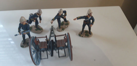 Britains 20086 zulu war gun crew boxed British  artillery