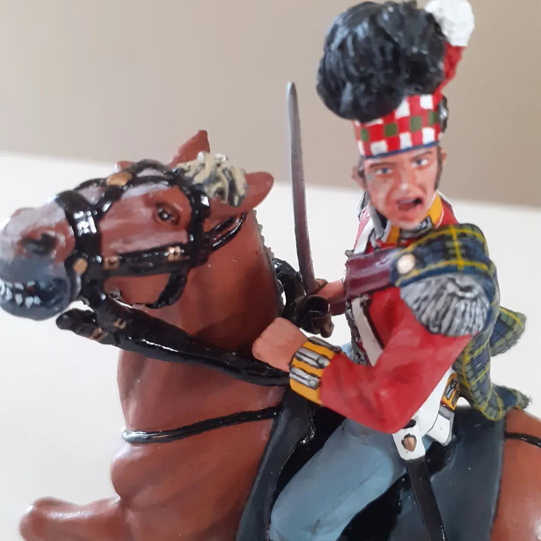king and country NA208 gordon highlanders mounted major